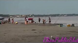 Flashing and sex in public | ElisaPublicSlut.com porn video